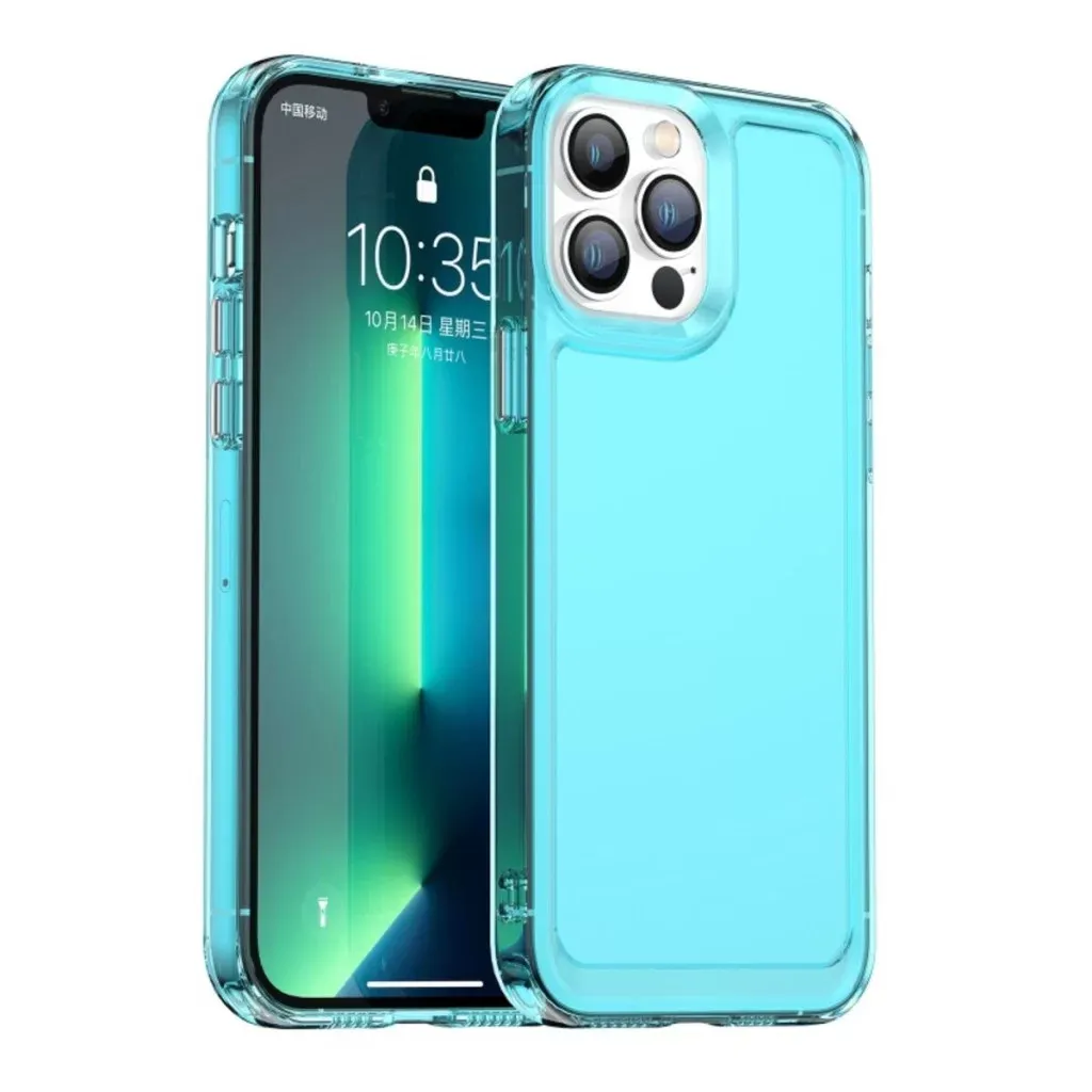 Панель Cosmic Clear Color 2 mm for Apple iPhone 13 Pro Transparent Blue