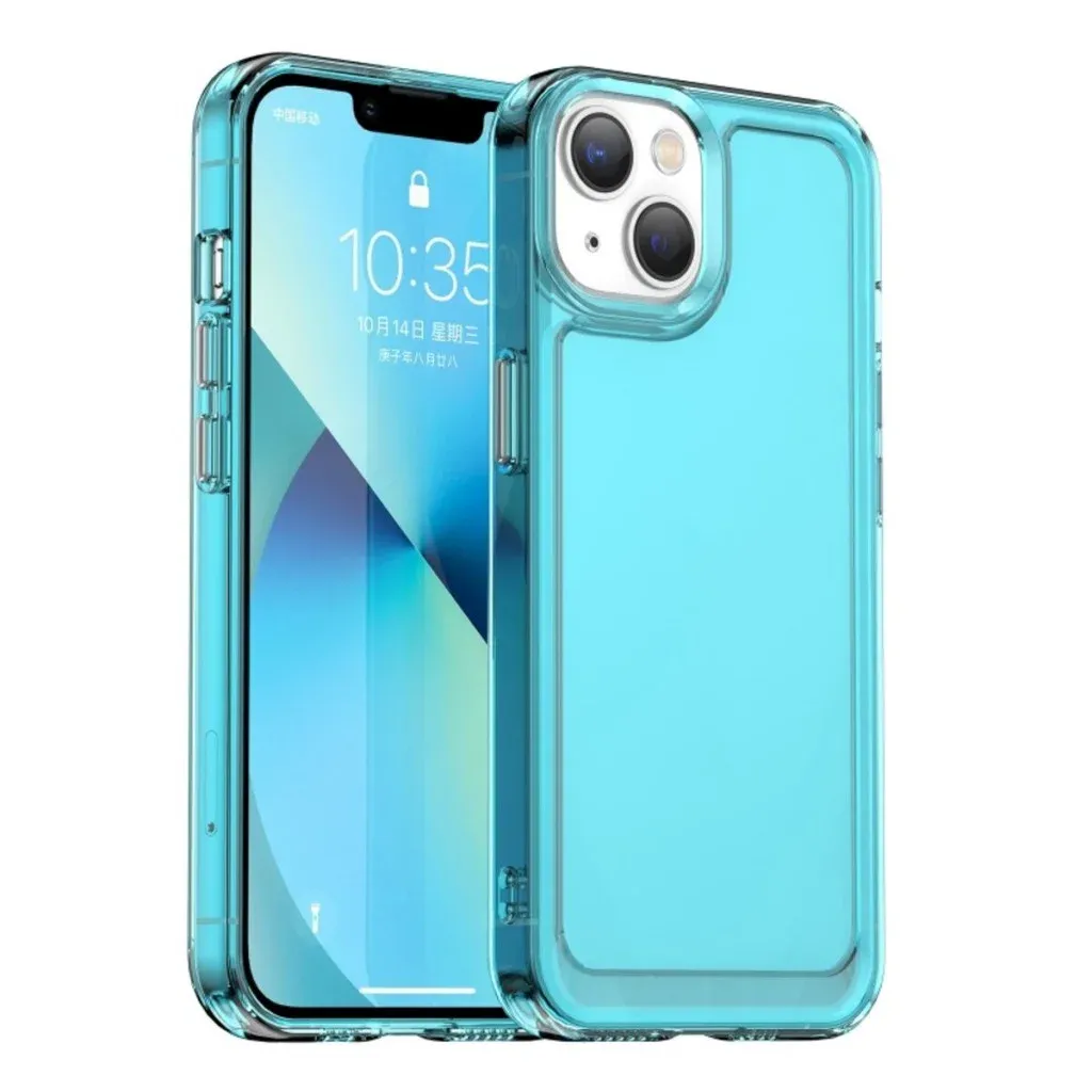 Панель Cosmic Clear Color 2 mm for Apple iPhone 14 Transparent Blue