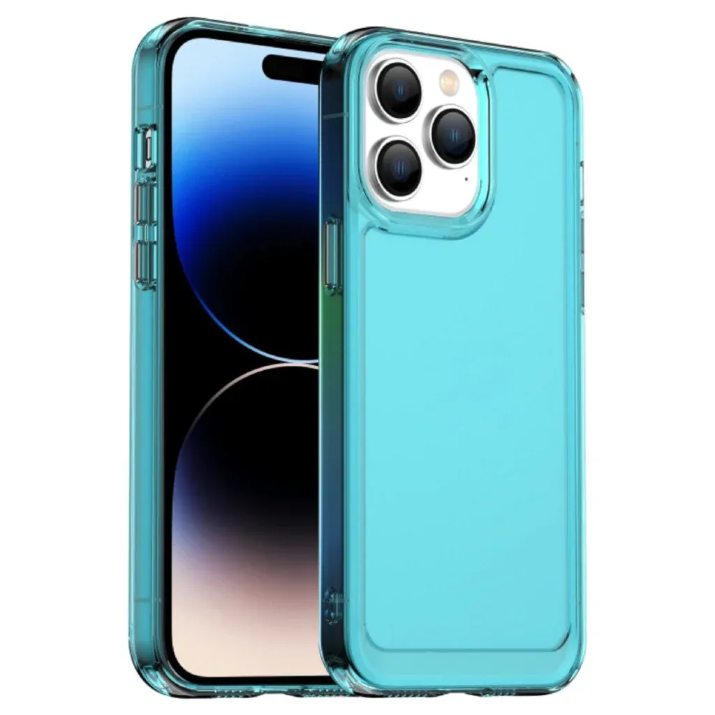 Панель Cosmic Clear Color 2 mm for Apple iPhone 15 Pro Max Transparent Blue