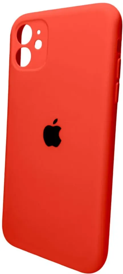 Чохол-накладка Silicone Full Case AA Camera Protect for Apple iPhone 11 кругл 11,Red