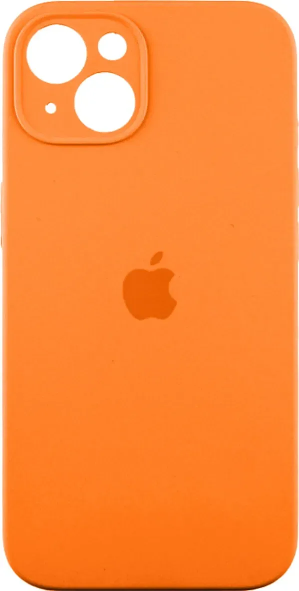 Чехол-накладка Silicone Full Case AA Camera Protect for Apple iPhone 15 52,Orange