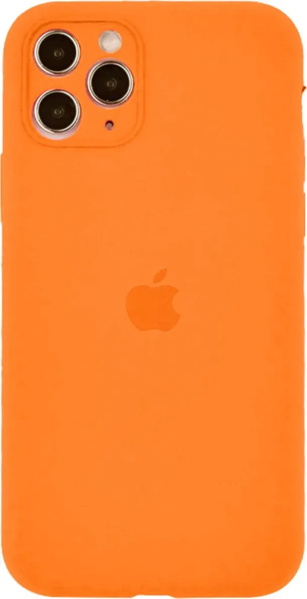 Чехол-накладка Silicone Full Case AA Camera Protect for Apple iPhone 12 Pro 52,Orange