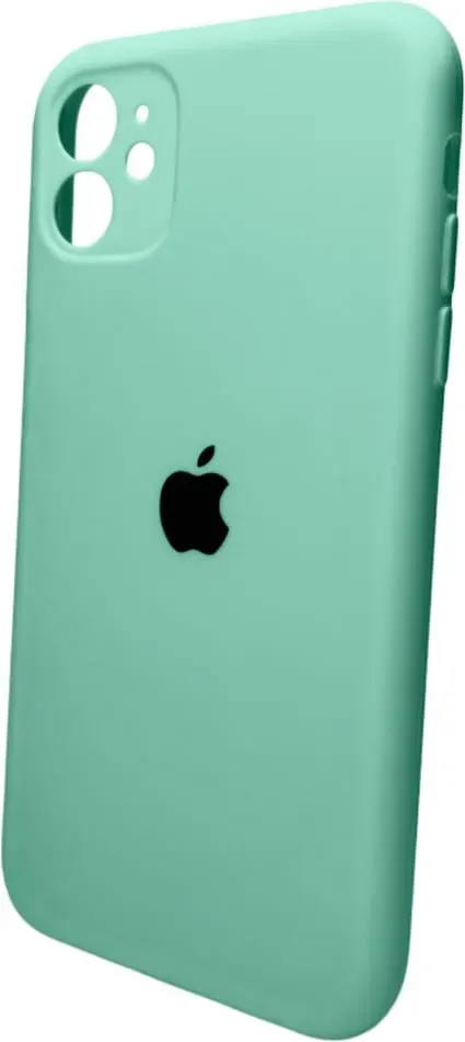 Чехол-накладка Silicone Full Case AA Camera Protect для Apple iPhone 11 круглый 30,Spearmint
