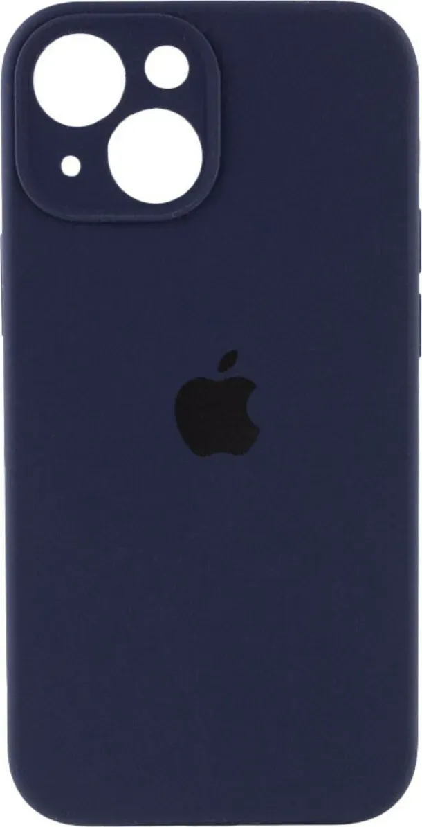 Чехол-накладка Silicone Full Case AA Camera Protect for Apple iPhone 15 7,Dark Blue