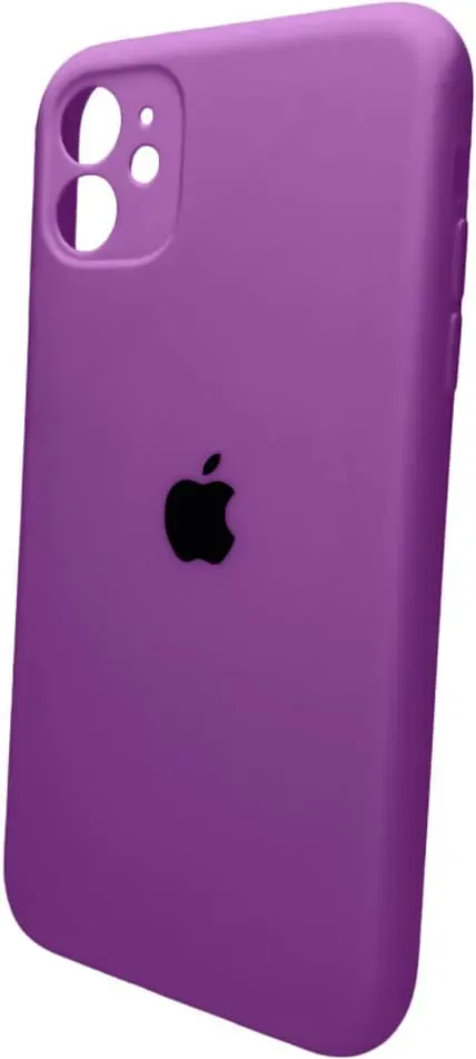 Чехол-накладка Silicone Full Case AA Camera Protect для Apple iPhone 11 круглый 19,Purple