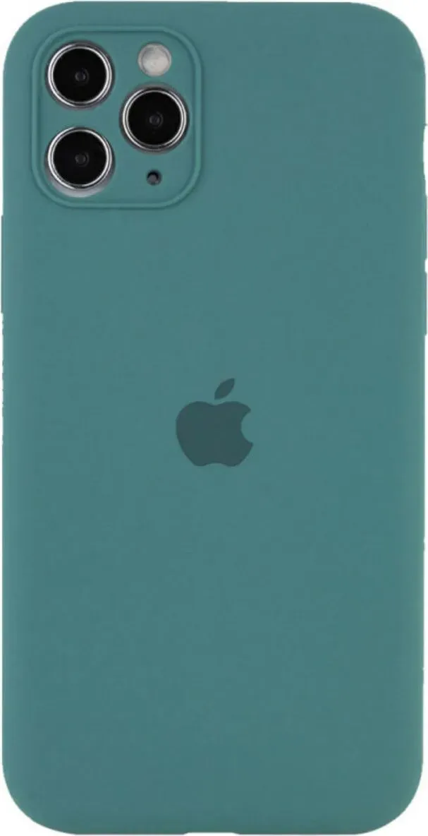 Чехол-накладка Silicone Full Case AA Camera Protect for Apple iPhone 12 Pro 46,Pine Green