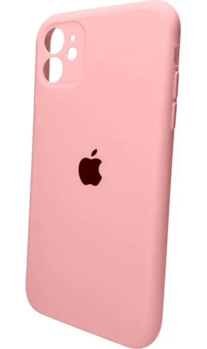 Чохол-накладка Silicone Full Case AA Camera Protect for Apple iPhone 11 кругл 41,Pink