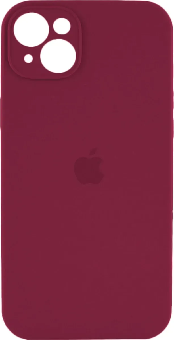 Чохол-накладка Silicone Full Case AA Camera Protect for Apple iPhone 13 47,Plum