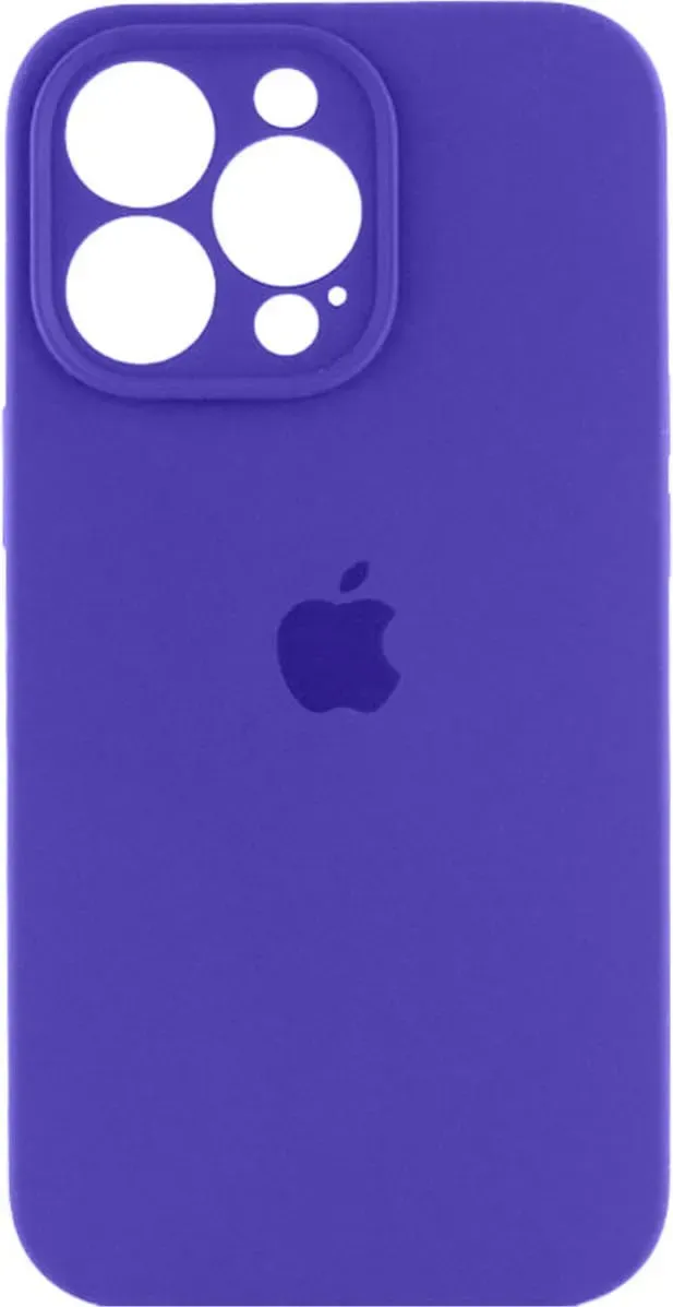 Чехол-накладка Silicone Full Case AA Camera Protect for Apple iPhone 14 Pro 22,Dark Purple