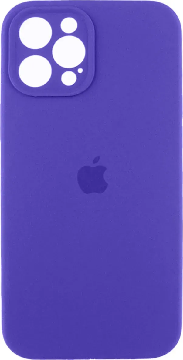Чехол-накладка Silicone Full Case AA Camera Protect for Apple iPhone 12 Pro 22,Dark Purple