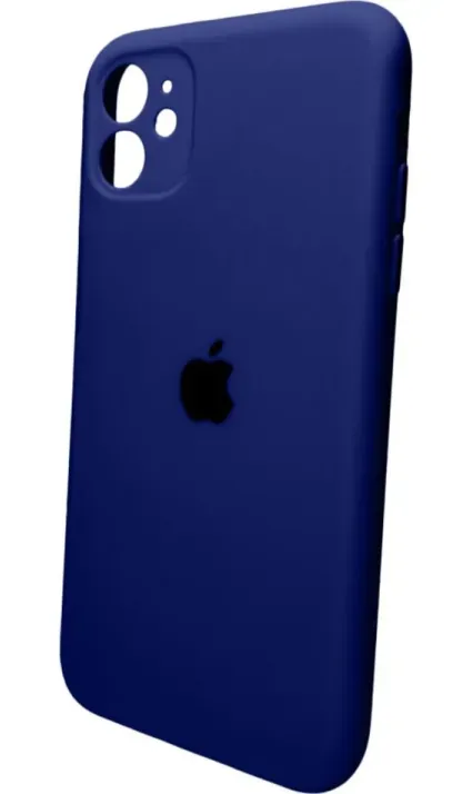 Чехол-накладка Silicone Full Case AA Camera Protect для Apple iPhone 11 круглый 39,Navy Blue
