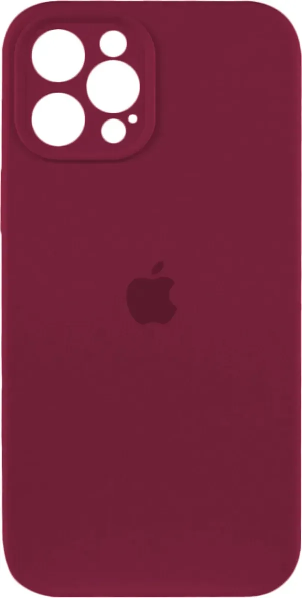 Чехол-накладка Silicone Full Case AA Camera Protect for Apple iPhone 11 Pro Max 35,Maroon