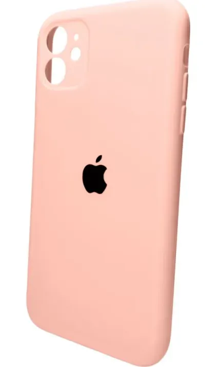 Чохол-накладка Silicone Full Case AA Camera Protect для Apple iPhone 11 Pro Max круглий 37,Grapefruit