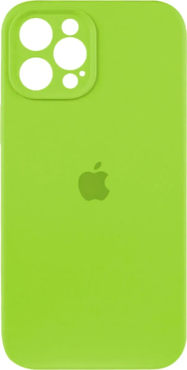 Чохол-накладка Silicone Full Case AA Camera Protect for Apple iPhone 11 Pro Max 24,Shiny Green