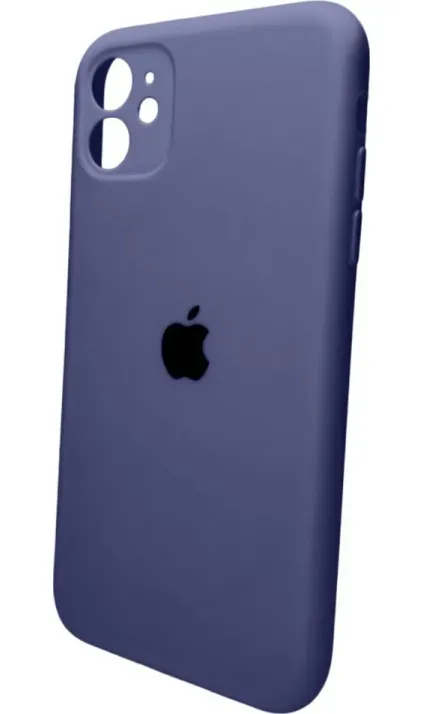 Чехол-накладка Silicone Full Case AA Camera Protect для Apple iPhone 11 Pro Max круглый 7,Dark Blue