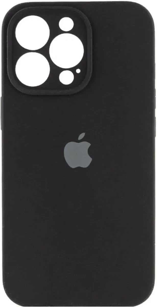 Чохол-накладка Silicone Full Case AA Camera Protect for Apple iPhone 13 Pro 14,Black