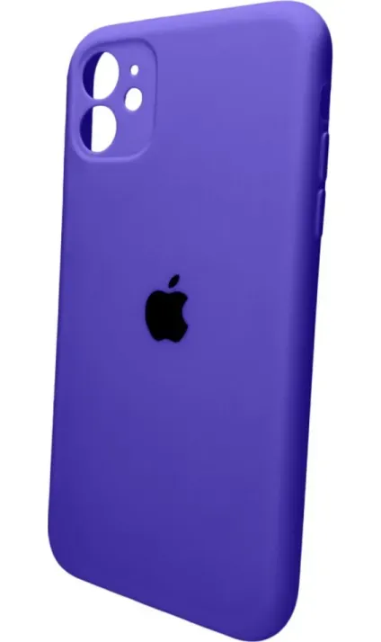 Чехол-накладка Silicone Full Case AA Camera Protect для Apple iPhone 11 Pro Max круглый 22,Dark Purple