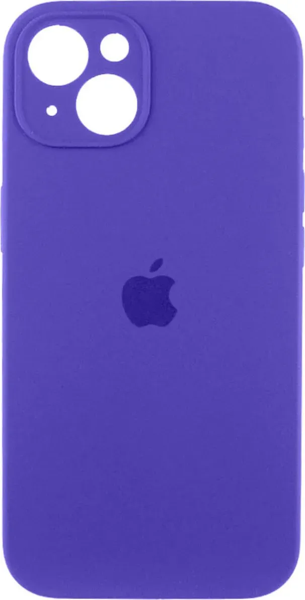 Чехол-накладка Silicone Full Case AA Camera Protect for Apple iPhone 15 22,Dark Purple