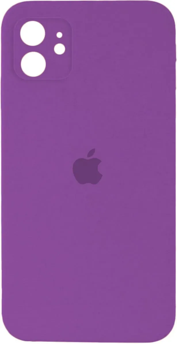 Чехол-накладка Silicone Full Case AA Camera Protect for Apple iPhone 11 19,Purple