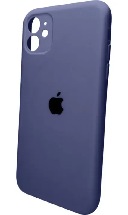 Чехол-накладка Silicone Full Case AA Camera Protect для Apple iPhone 11 круглый 7,Dark Blue