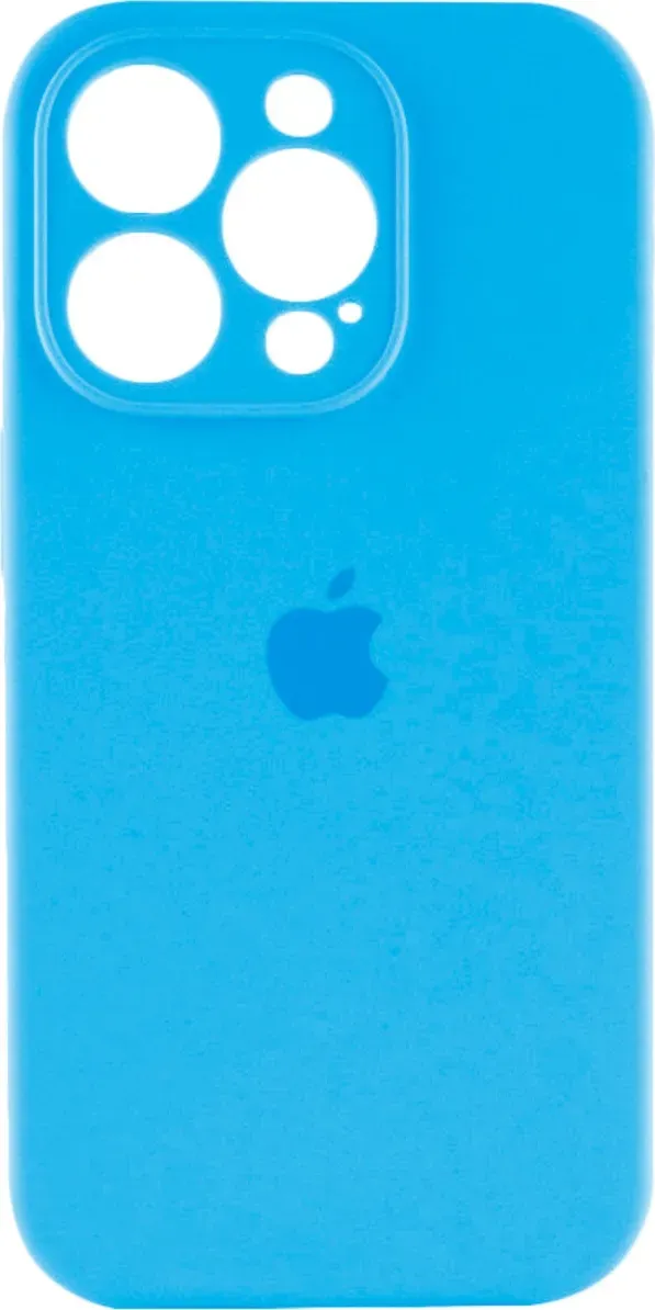 Чехол-накладка Silicone Full Case AA Camera Protect for Apple iPhone 13 Pro 44,Light Blue