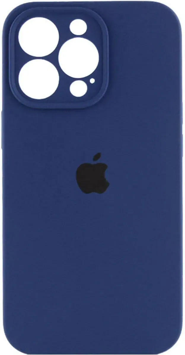 Чехол-накладка Silicone Full Case AA Camera Protect for Apple iPhone 13 Pro Max 7,Dark Blue