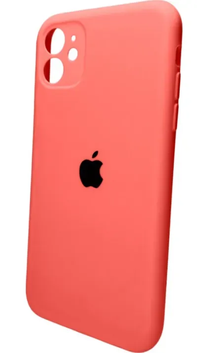 Чехол-накладка Silicone Full Case AA Camera Protect для Apple iPhone 11 Pro круглый 18,Peach