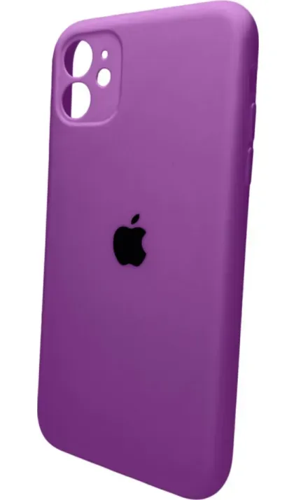 Чехол-накладка Silicone Full Case AA Camera Protect для Apple iPhone 11 Pro круглый 19,Purple