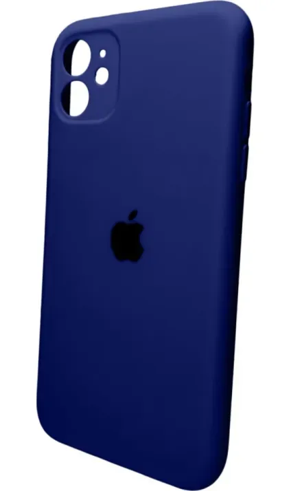 Чехол-накладка Silicone Full Case AA Camera Protect для Apple iPhone 11 Pro круглый 39,Navy Blue