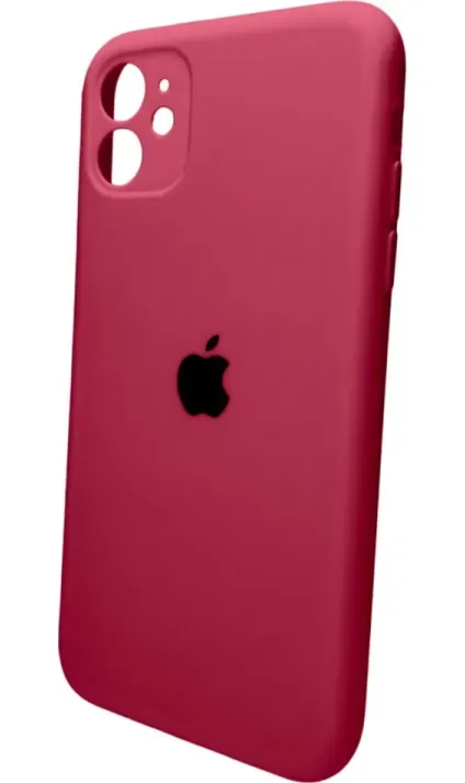 Чехол-накладка Silicone Full Case AA Camera Protect для Apple iPhone 11 Pro круглый 35,Maroon