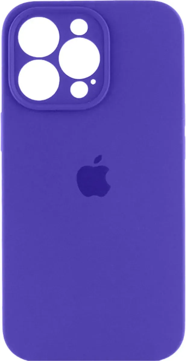 Чехол-накладка Silicone Full Case AA Camera Protect for Apple iPhone 13 Pro Max 22,Dark Purple