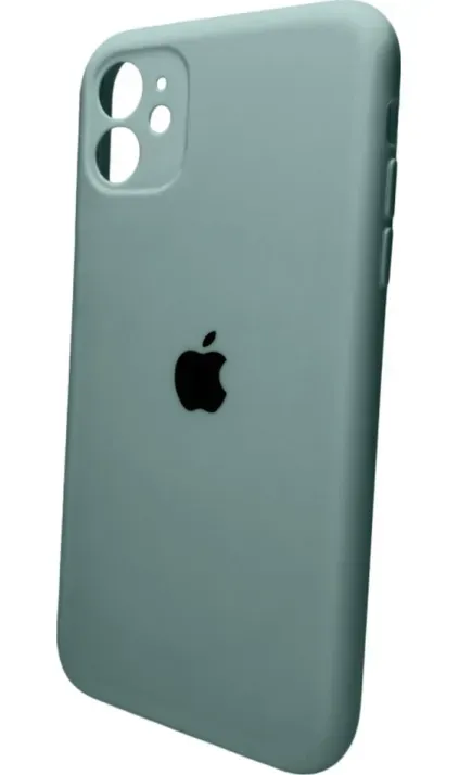 Чехол-накладка Silicone Full Case AA Camera Protect для Apple iPhone 11 Pro круглый 46,Pine Green