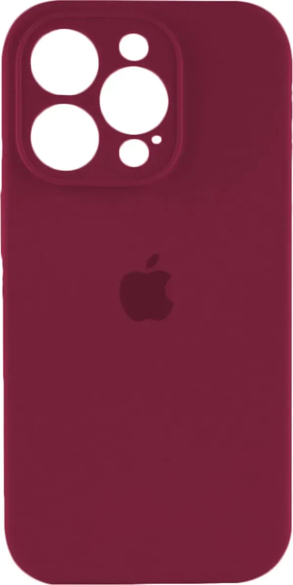 Чехол-накладка Silicone Full Case AA Camera Protect for Apple iPhone 13 Pro Max 47,Plum