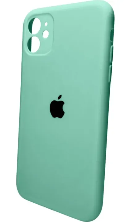 Чохол-накладка Silicone Full Case AA Camera Protect для Apple iPhone 11 Pro Max круглий 30,Spearmint