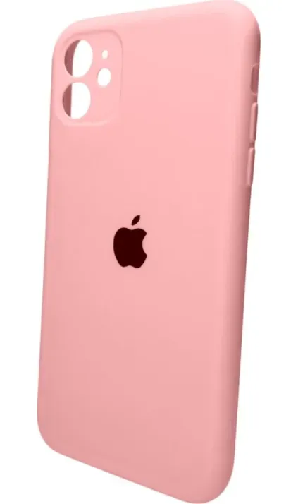 Чехол-накладка Silicone Full Case AA Camera Protect для Apple iPhone 11 Pro Max круглый 41,Pink