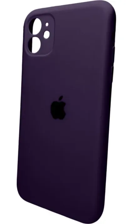 Чохол-накладка Silicone Full Case AA Camera Protect для Apple iPhone 11 Pro Max круглий 59, Berry Purple