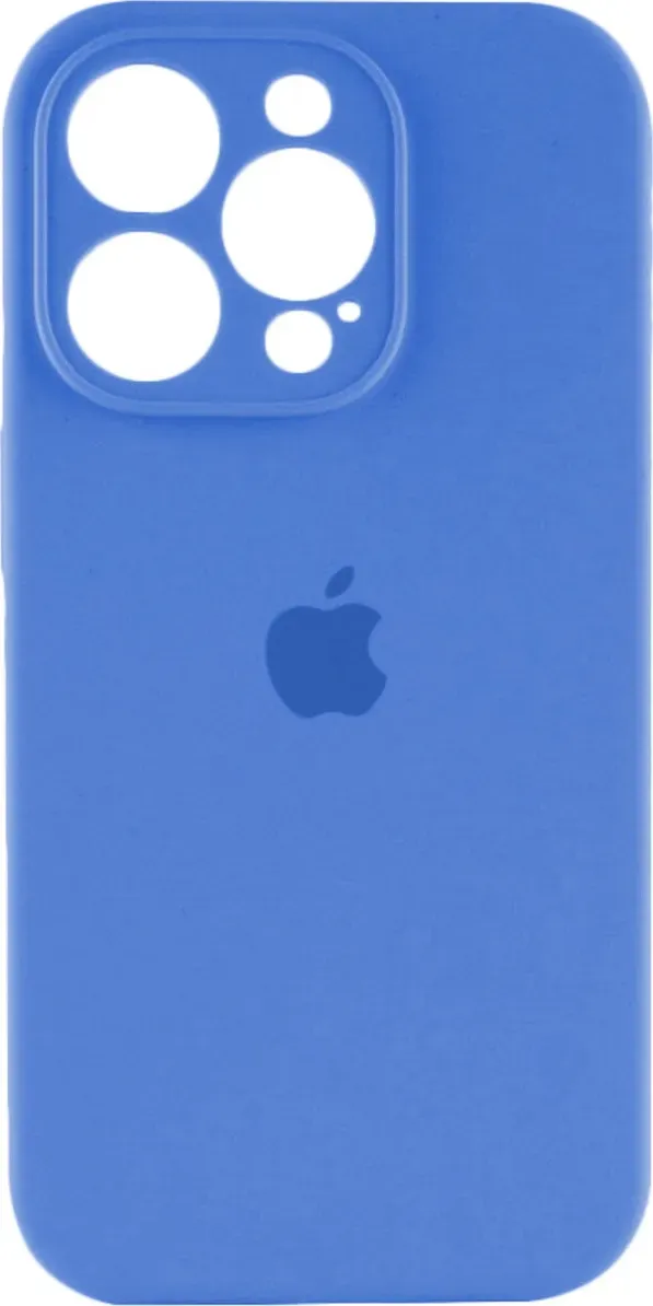 Чехол-накладка Silicone Full Case AA Camera Protect for Apple iPhone 15 Pro Max 3,Royal Blue