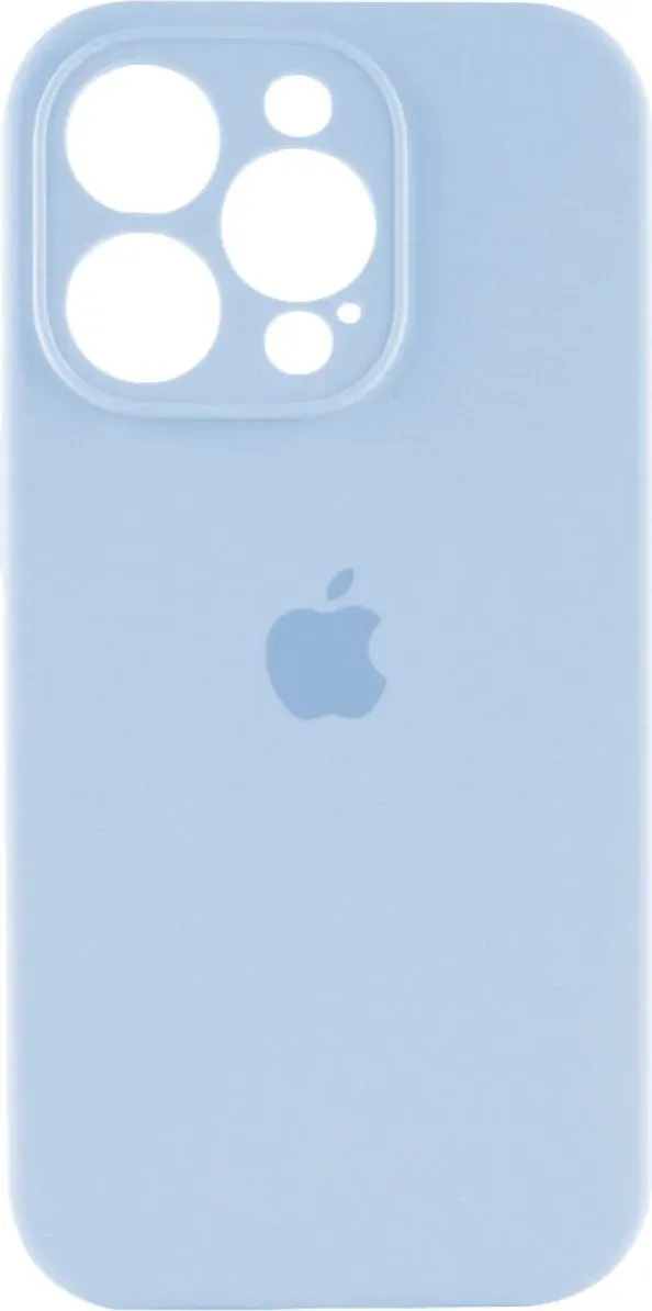 Чехол-накладка Silicone Full Case AA Camera Protect for Apple iPhone 14 Pro Max 27,Mist Blue