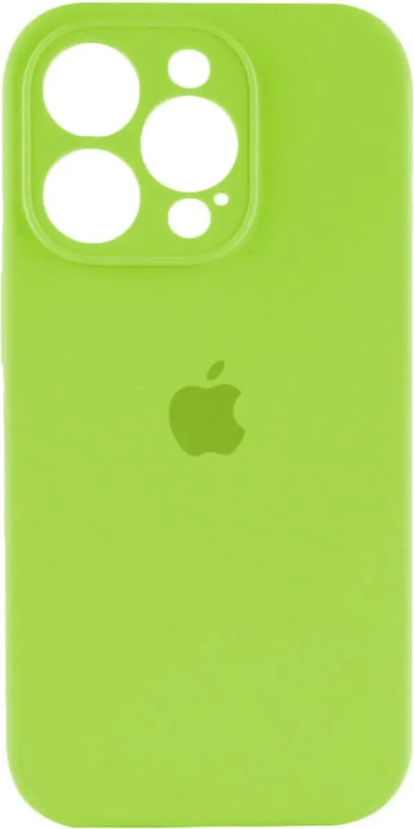 Чохол-накладка Silicone Full Case AA Camera Protect for Apple iPhone 14 Pro 24,Shiny Green