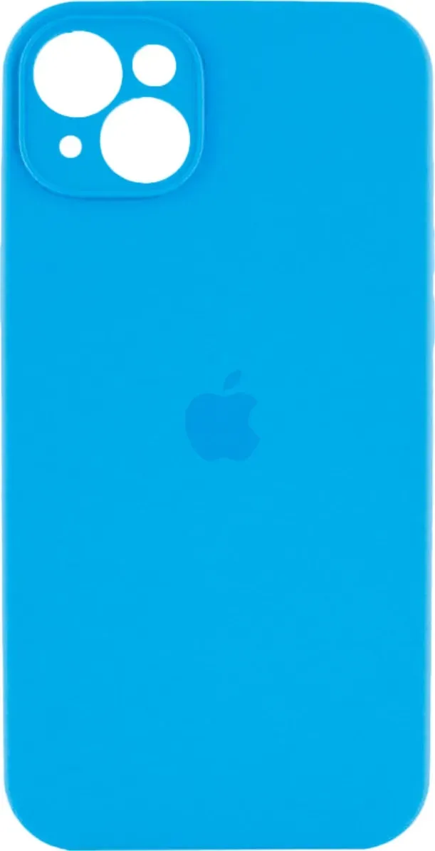 Чехол-накладка Silicone Full Case AA Camera Protect for Apple iPhone 14 44,Light Blue