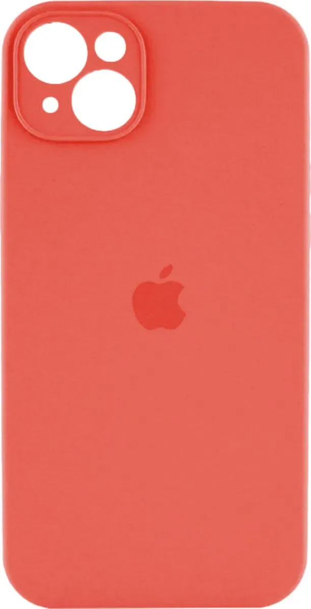 Чохол-накладка Silicone Full Case AA Camera Protect for Apple iPhone 15 18,Peach