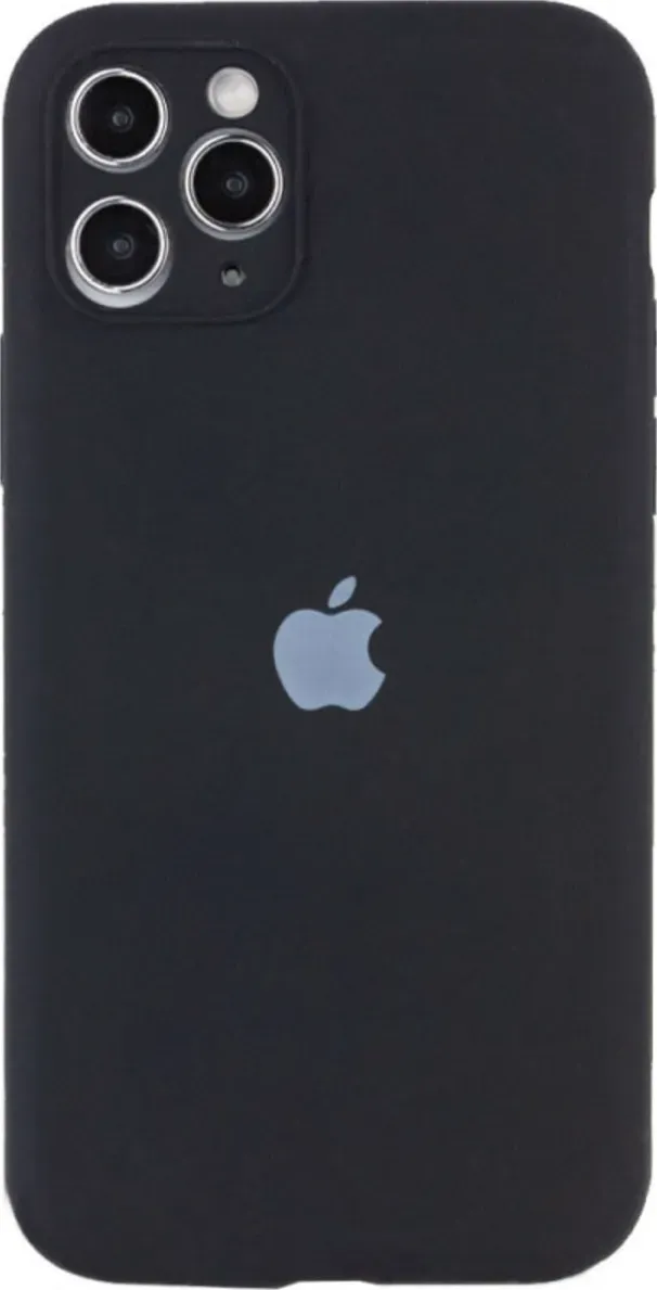 Чехол-накладка Silicone Full Case AA Camera Protect for Apple iPhone 12 Pro Max 14,Black