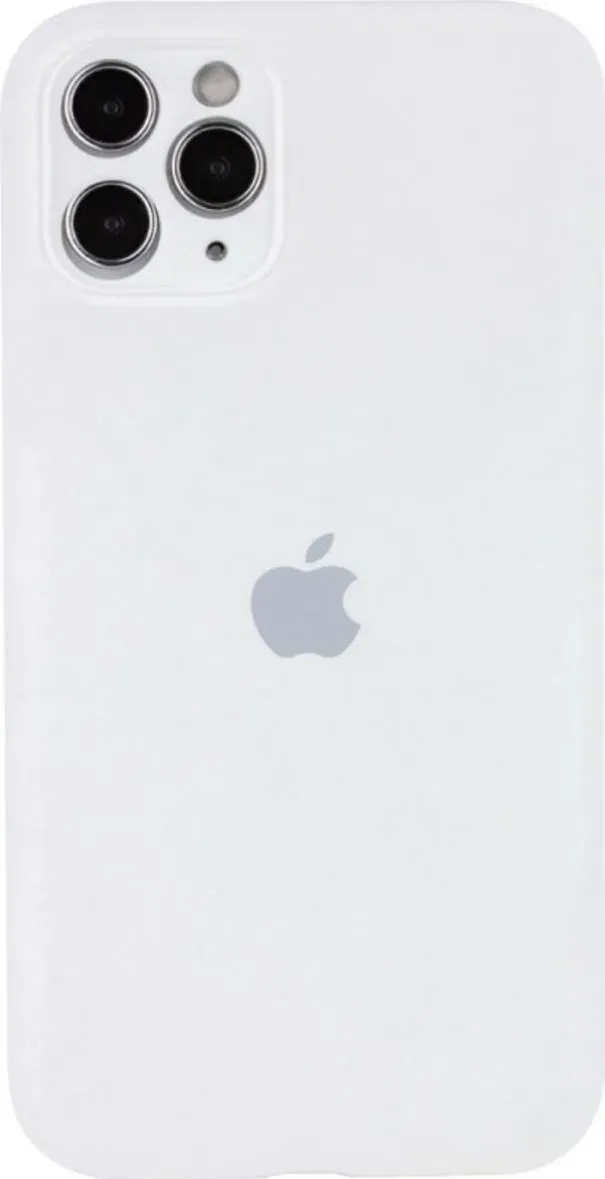 Чехол-накладка Silicone Full Case AA Camera Protect for Apple iPhone 12 Pro 8,White