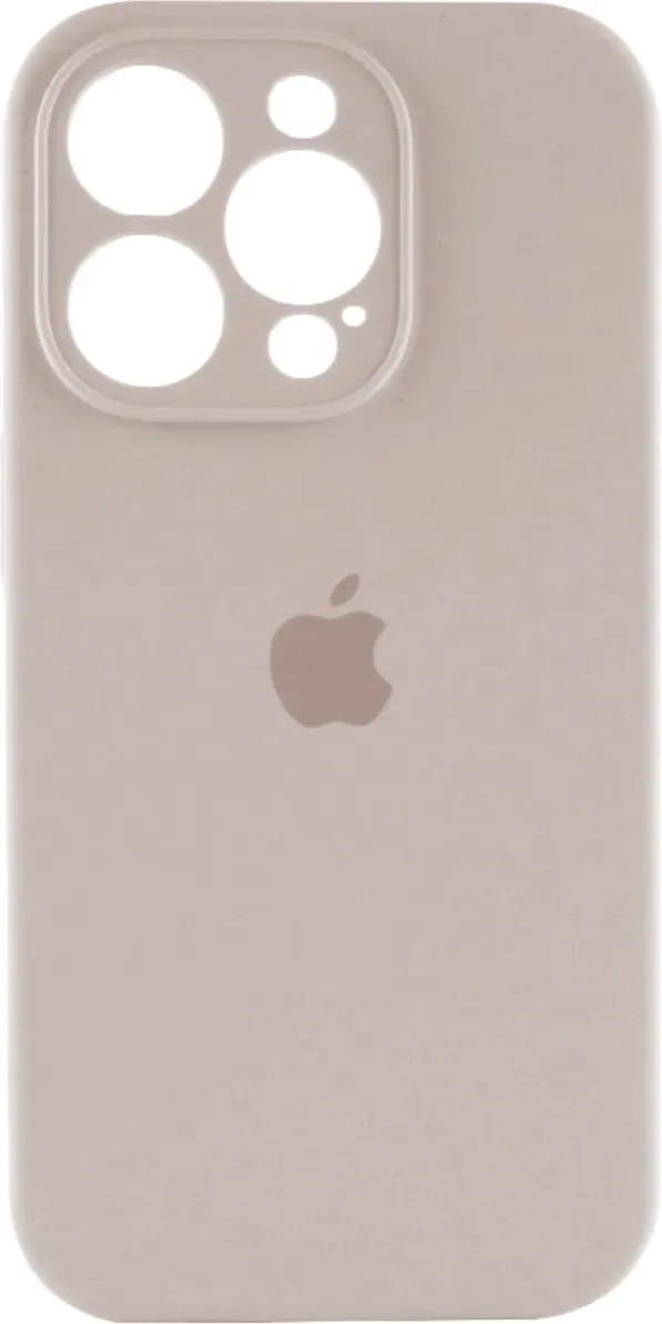 Чехол-накладка Silicone Full Case AA Camera Protect for Apple iPhone 15 Pro 9,Antique White