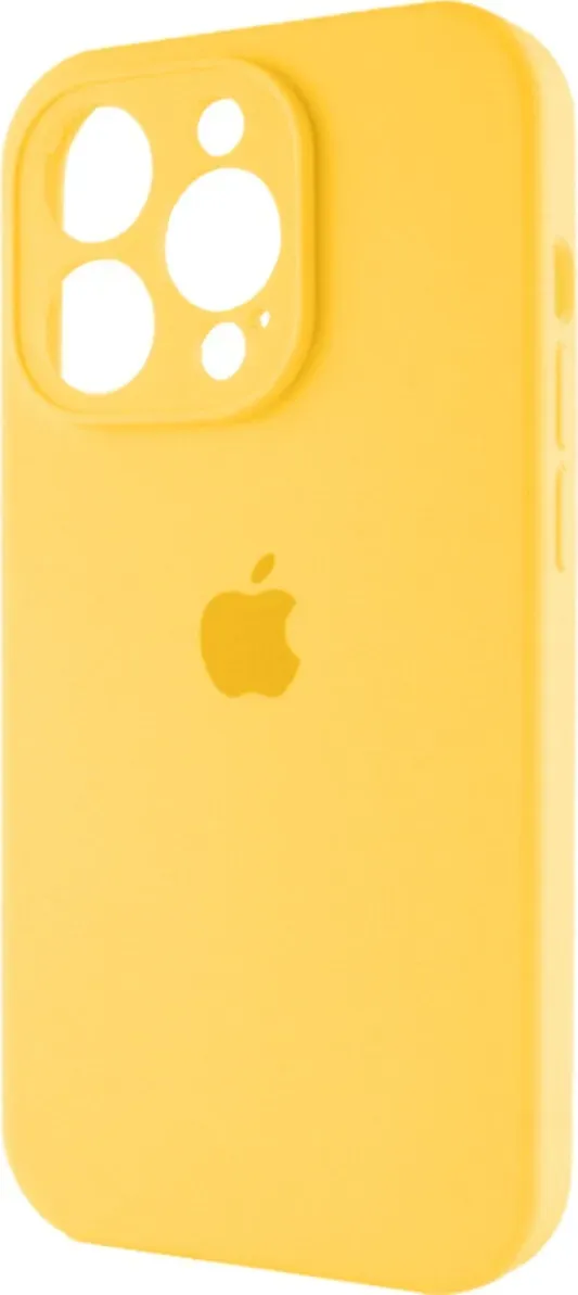 Чохол-накладка Silicone Full Case AA Camera Protect for Apple iPhone 15 Pro 56,Sunny Yellow