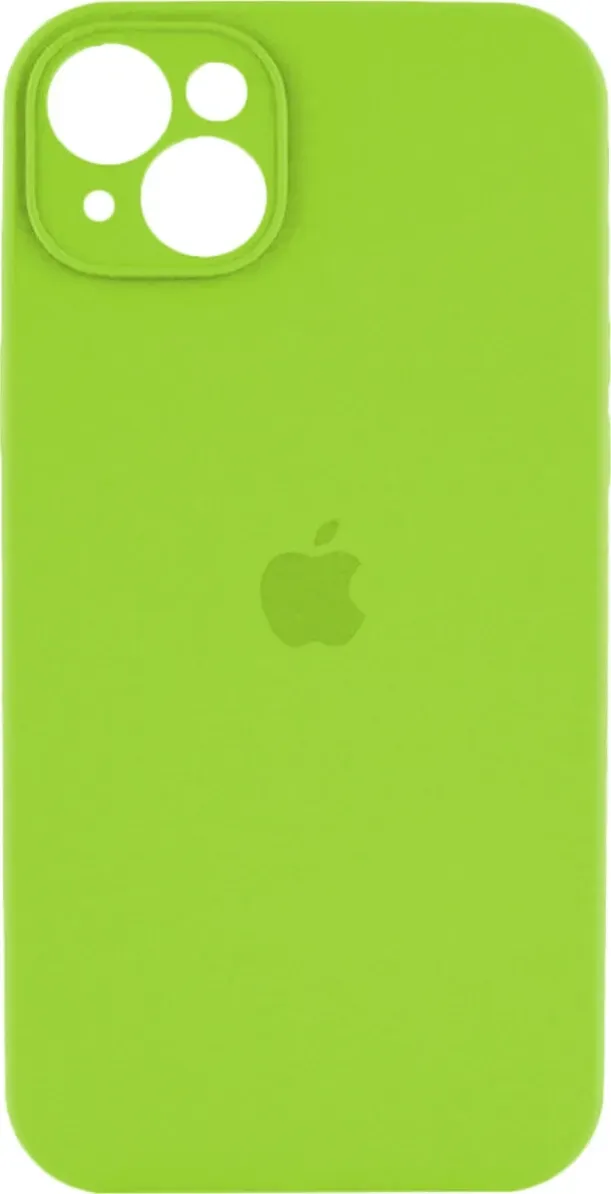 Чехол-накладка Silicone Full Case AA Camera Protect for Apple iPhone 13 24,Shiny Green
