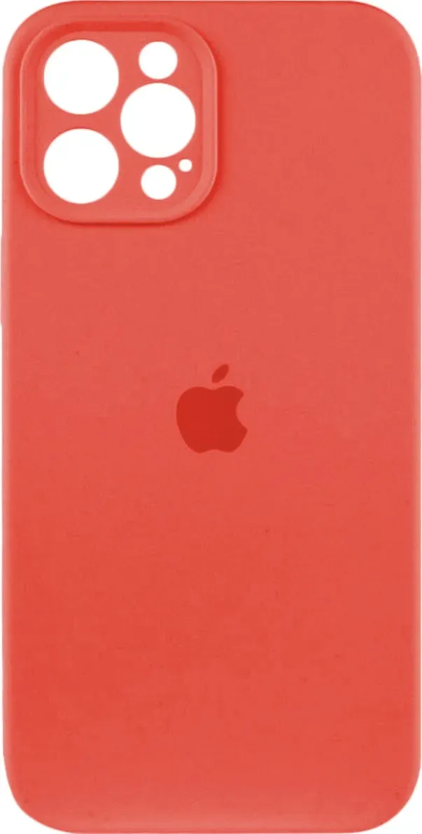 Чехол-накладка Silicone Full Case AA Camera Protect for Apple iPhone 12 Pro Max 18,Peach
