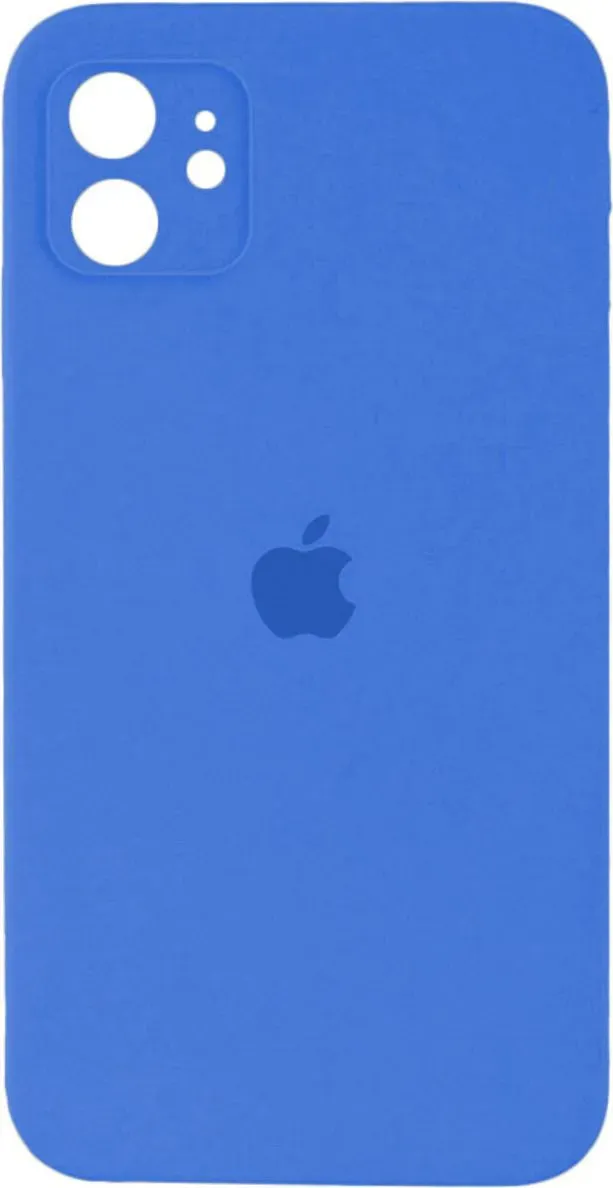 Чехол-накладка Silicone Full Case AA Camera Protect for Apple iPhone 12 3,Royal Blue