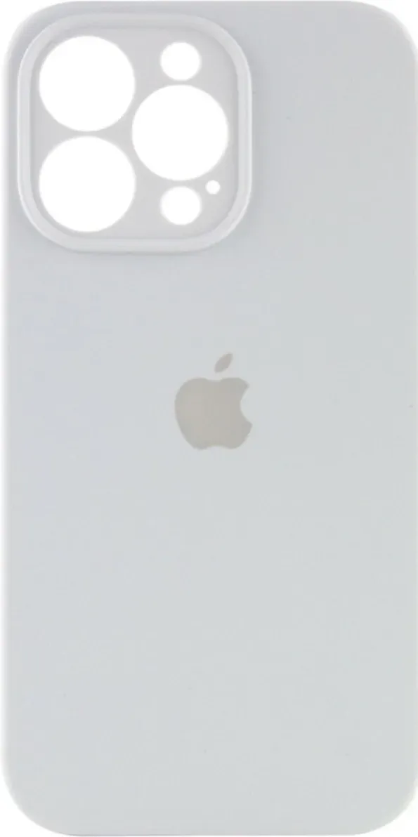 Чохол-накладка Silicone Full Case AA Camera Protect for Apple iPhone 15 Pro Max 8,White