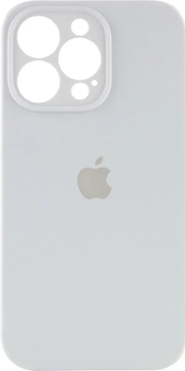 Чехол-накладка Silicone Full Case AA Camera Protect for Apple iPhone 15 Pro Max 8,White